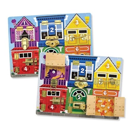 Toimintalelu, Lukituslauta, Lukituspalapeli - Melissa & Doug