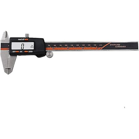 Vernier Caliper 6 tum LCD Digital 0-150mm Hög precision mätinstrument Rostfritt stål Mikrometer Mätinstrument
