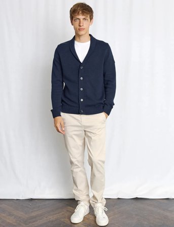 Bruun & Stengade Bs Bjarte Regular Fit Knitwear - Navy - L