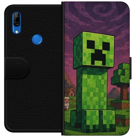 Kompatibel Tegnebogsetui til Huawei P Smart Z Romantisk Ramadan illustration med blomster, lanterner, stjerner og halvmåne i bløde pastelfarver