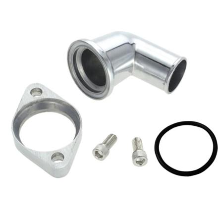 Polerad Aluminium Sbc 15 Graders Svängbar Vattenhalsbyte