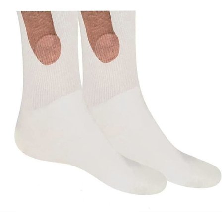 Morsomme Sokker for Å Vise Deg Frem Herre Dame Bomull Supermyke Sokker_Spesialtilbud 1 par HVIT