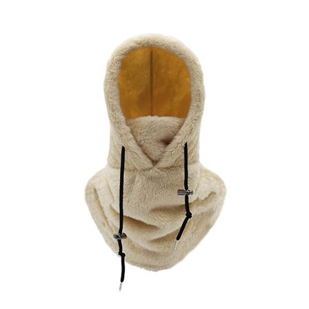 Unisex Vinter Sykkelhette Balaclava Med Snøring Justerbar Tykk Myk Plysj Vindtett Varmebevaring Ansikt Øre Hals Beskyttelse Kaldt Vær [DB]
