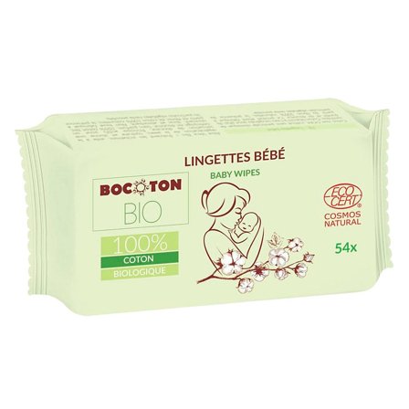 Bocoton Baby Wipes 54 stk., Medicin & Pleje, Badetid, Vådservietter