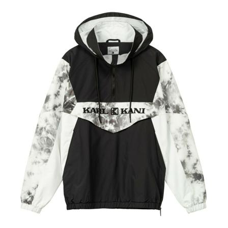 Karl Kani Steel retroblock pixelprint windbreaker Sort, Herre Herrejakker