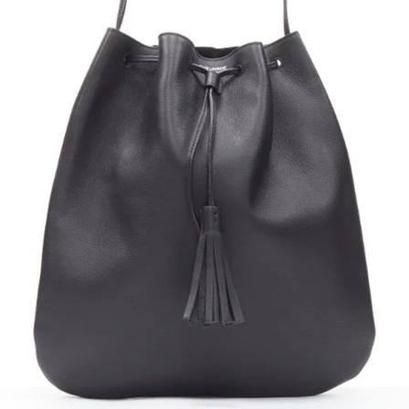 Saint Laurent Vintage Pre-owned Leather crossbody-Tass , Zwart , Dames , Maat: ONE Size Vintage Tassen
