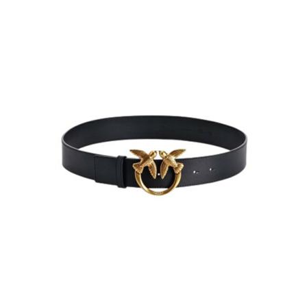 Pinko Love Berry Simply Riem , Zwart , unisex , Maat: M Riemen