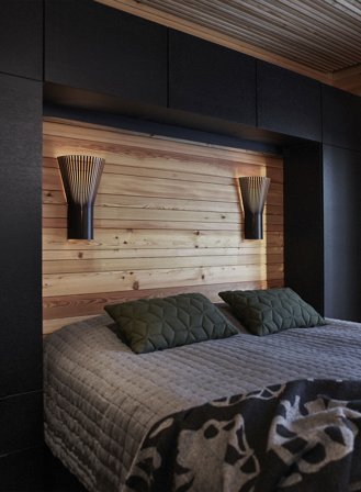 Secto 4231 Small vegglampe H45 - sort