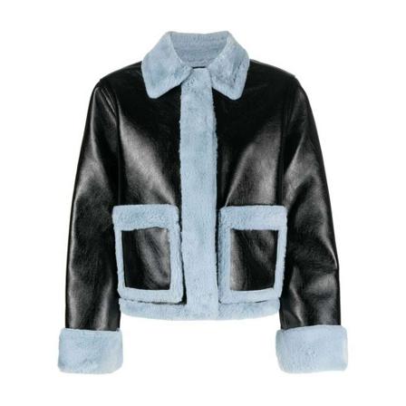 Paul Smith, Leather Jackets Czarny, Kobieta, Rozmiar: M