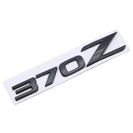 3D Metal Bagagerumslogo-Dekal Badge Sticker 350Z 370Z Emblem til Nissan 350Z 370Z Coupé Black Edition GT Nismo Tilbehør-Xin Black 370Z