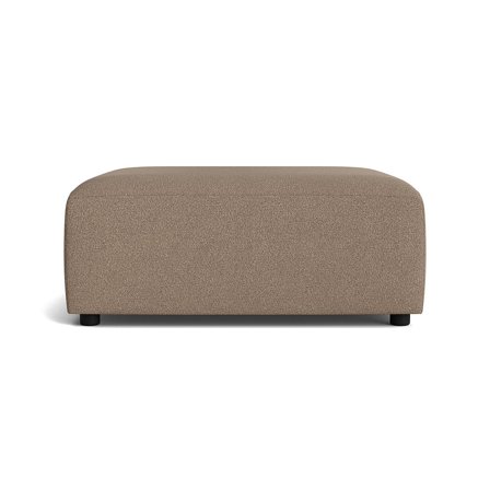 Como Pouf Hocker in Loop Dunkelbeige, elegantes Design passend zur Como-Serie, ideal als Fußablage oder Sitzgelegenheit, Höhe 42cm.