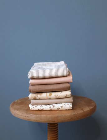 Cam Cam Copenhagen Muslin Cloth, Printed, 2-Pack - Gots - Cream - ONE SIZE