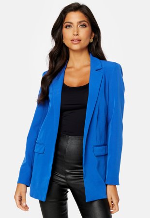 Pieces Pcbozzy LS Loose Blazer Mazarine Blue Klær