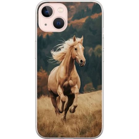 Kompatibel Mobilcover til Apple Apple iPhone 13 Imponerende hest der galopperer gennem efterårsmiljøet med varme farver og en dyb følelse af nature