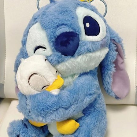 Kramme Anders And Stitch Plyslegetøj Fødselsdagsgave Børnedukke Sød Tegneseriedukke Behagelig Pude