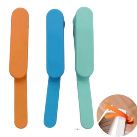 Smart Bogmærke, Bogmærker til Læsning, Silikon Bog Holder Tilbehør Fleksible Sideskift Unikt Design til Læseelsker