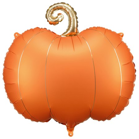 Folieballong Pumpa Orange/Guld