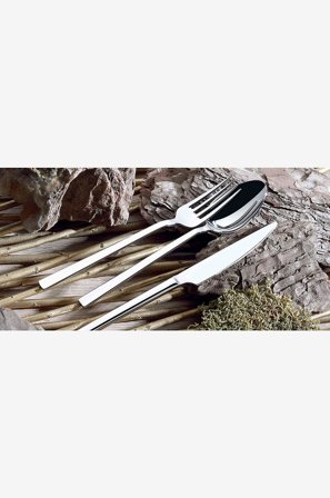 Hermia - Bestiksæt Cubuk (24 dele) - Sølvfarvet - Bestik - Fra Homeroom