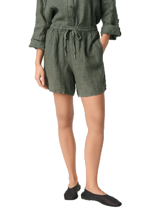 Soaked In Luxury SLAuran Shirt SS Dress Shorts Dam Grön XS/S