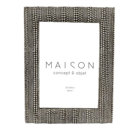 Valokuvakehys 21x26cm hopea polyresiinilasi