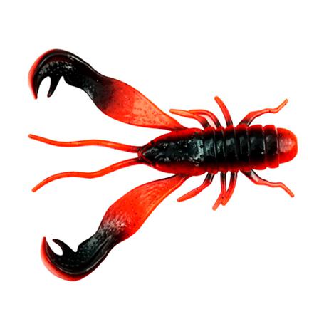 LMAB Finesse Filet Craw 10cm 3-pack Red Craw