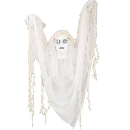 Festdekoration - GESTALTEN FANTOM - Animerad ljud och ljus - 120x65cm - Halloween - Inomhus