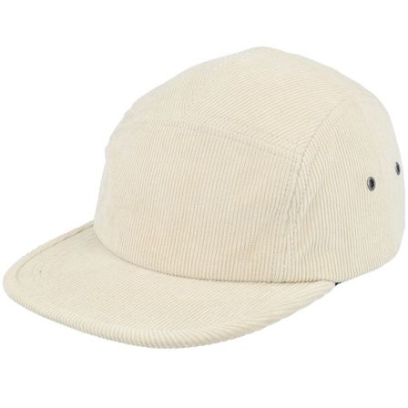 Beechfield - Beige 5panel Keps - Stone Earthaware Organic Corduroy Camper 5-Panel @ Hatstore