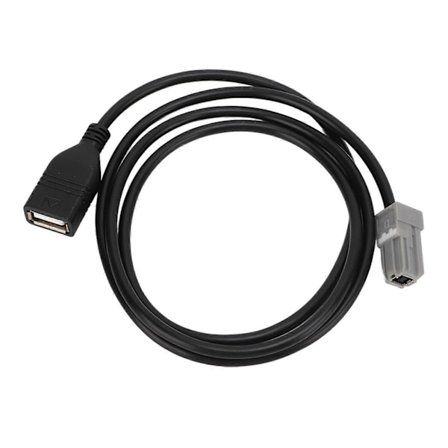 USB Hona Adapterkabel Bil CD-spelare MP3 MP4 Ljudkonverteringssladd Ersättning för Mazda