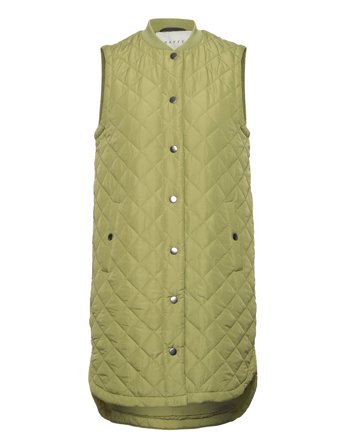 Kaffe | Kamaria Quilted Waistcoat Long | 36