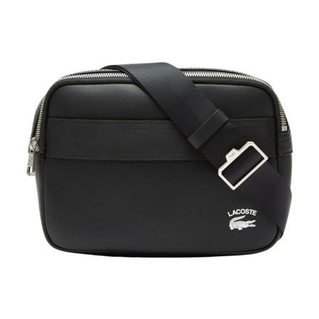 Lacoste, Cross Body Bags Zwart, Heren, Maat:ONE Size