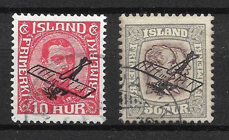 Island 1928 - AFA 123 - 124 - Stemplet