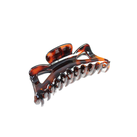 Complement Hårklämma, 14 Cm Accessoarer & tillbehör Dam Brun