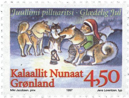Grønland - Jule-frimærke 1997 - AFA 317 - Postfrisk