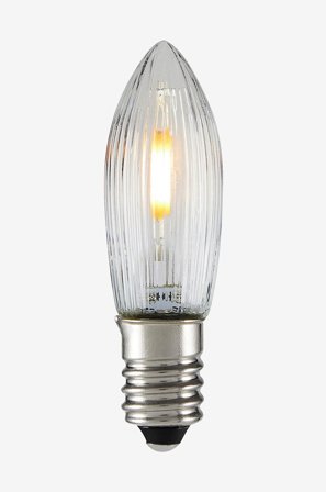 Markslöjd - Glödlampa Filament 7-P Classic 10-55V 0,5W E10 LED - Transparent - Ljuskällor & glödlampor - Från Homeroom