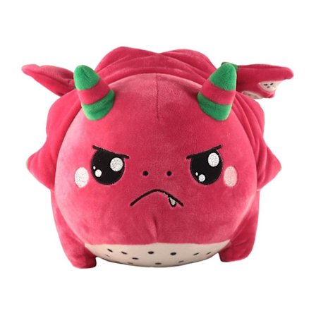 Lohikäärmehedelmä Makaroon Pehmolelu Kawaii Pitaya Dinosaur Pehmeä Eläinlelu Lapsille Tytöille Lahja S