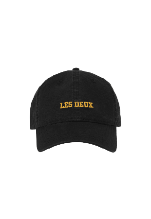 LES DEUX Mini Blake Dad Cap Kepsar Herr Svart ONESIZE