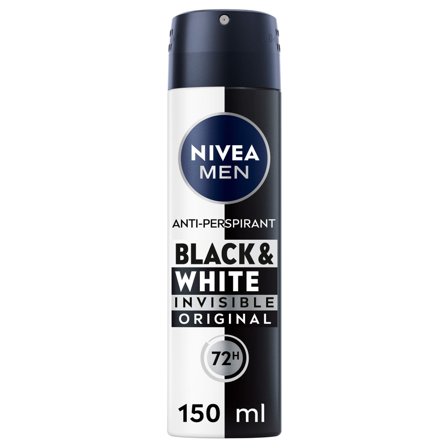 Nivea Men Black & White Invisible Original Spray Deodorante Uomo