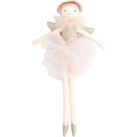 Engel Dukke, Fyldt Blødt Legetøj, Plys Dukke, Velbygget Fyldt Dukke til Barn eller Småbørn | Brug som Legetøj eller Værelsesdekoration, Pink, 15" 