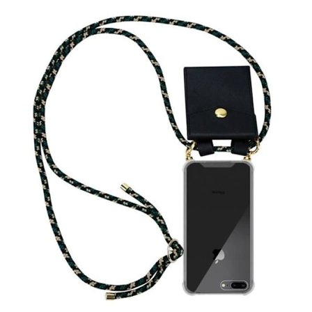 Skal till iPhone 8/7/7S PLUS - CADORABO - Silikon TPU - Dragsko - Avtagbar