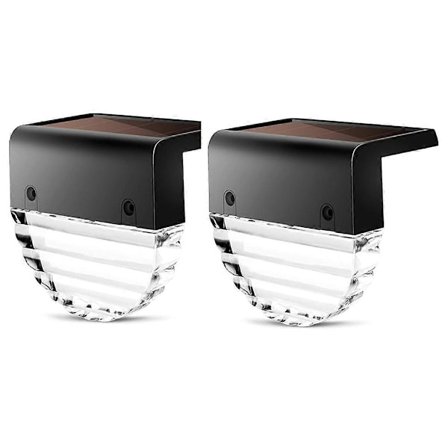 Solcellsvägglampa Däcklampa Utomhus Vägglampa Hem Vattentät Gård Trädgård Layout Balkong Gård Stege Staket 2ST