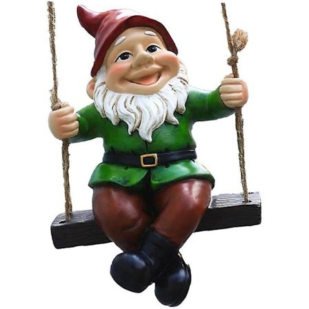 Hagestatuer av hagenisser, dverger alveskulpturer anheng kunsthåndverk