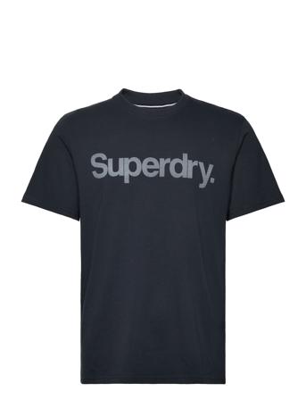 Core Logo City Loose Tee Superdry Navy