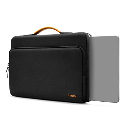 Tomtoc Defender-A14 Laptop Briefcase for 13 inch MacBook Air/Pro - Black