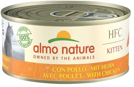 Almo Nature HFC Kitten Cibo Umido Con Pollo Per Gattini 150g