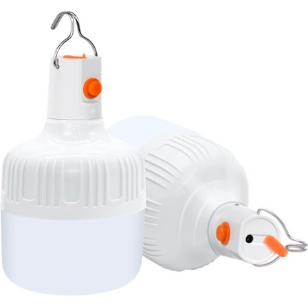 Camping Lanterner, 2-pak Bærbare Dæmpbare LED Camping Lanterner, 800 Lumens, 2 Lysindstillinger, Vandtætte Campinglamper