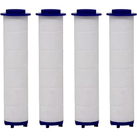 4 PP-puuvillaa suodatin, kiertävä suihkupään suodatin, elintarvikelaatuinen