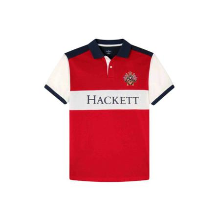 Hackett, Polo Shirts Rood, Heren, Maat:L