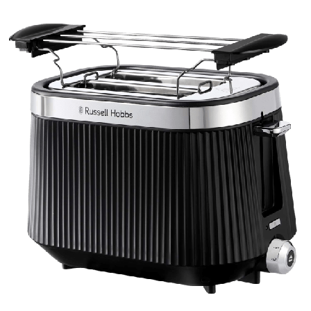 Russell Hobbs Brödrost Brontë 2-skivors Köksmaskiner Unisex Svart