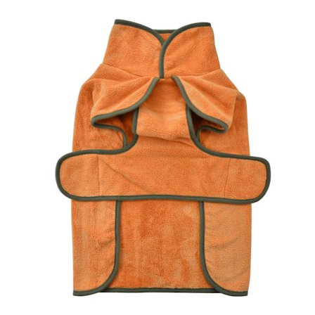 Hurtigtørkende badekåpehåndkle for hund, høy absorberingsevne, mykt og slitesterkt