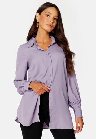 Happy Holly Susan Long Shirt Light lilac Klær